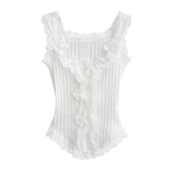 Advbridge Summer outfits lace knit camisole top