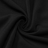 ADVBRIDGE  -  Elegant Black Floral Pattern Irregular Hollow Out Round Neck Open Back Bodycon Women's Dress Party Mesh Summer Tank Dresses