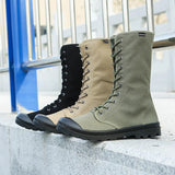 ADVBRIDGE  -  Autumn Early Winter Shoes Mens High-Top Boots Cool Young Men Street Style Cloth Shoes Brand Male Footwear Plus Size 45 D554