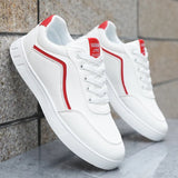 ADVBRIDGE  -  High Quality Men's Leather Casual Sneakers Man Classic Versatile White Shoes Comfortable Outdoor Walking Shoe Male Shoes