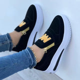 ADVBRIDGE  -  Women Platform Shoes Casual Slip on Shoes Fashion Loafers Ladies Sneakers Tennis Chaussure Femme Sneaker Woman