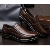 Advbridge New High Quality Genuine Leather Shoes Men Flats Fashion Men's Casual Shoes Brand Man Soft Comfortable Lace up Black ZH740