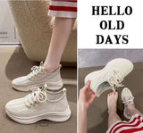 ADVBRIDGE  -  High on Platform Running Shoes for Women Y2k Fashion Designer Luxury Vulcanized Shoe Casual Original Cheap Offer Woman Footwear