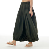 Advbridge 2025 spring new casual pants women's loose thin nine points pants South Korea wide leg pants 3925-15