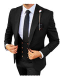 Advbridge Formal Men 3 Piece Wedding Suit Groom Tuxedo Slim Fit Business Suits Champagne Wedding Suit Costume Homme (Blazer+Pants+Vest)