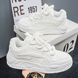 ADVBRIDGE  -  Men's Trendy Skate Shoes Spring Comfy Anti Slip Casual Lace Up Sneakers For Men's Retro Outdoor Activities Board Shoes Sports