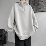 Advbridge High Quality Turtleneck Hoodie Zipper Pullovers Streetwear Hip Hop Hooded Sweatshirt Men Clothing Korean Couples Harajuku Coat