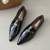 ADVBRIDGE  -  Autumn New Brand Women Flat Shoes Fashion Pointed Toe Slip On Ladies Casual Laofer Shoes Flat Heel Dress Flat Shoes New
