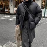 Advbridge Winter Jacket Men Warm Fashion Oversized Thickened Down Jacket Men Clothes Streetwear Korean Loose Thick Short Coat Mens Parker