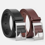 Advbridge Men's Pin Buckle Faux Leather Belt Fashion Casual Business Belt