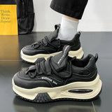 ADVBRIDGE  -  Fashion Platform Vulcanized Sneakers Men Korean Casual Shoes For Men Street Style Chunky Social Men's Sneakers Shoes Male Punk