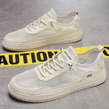 ADVBRIDGE  -  Leather Casual Shoes Autumn New Breathable Men Shoes Male Flat Shoe High Quality Men's Sneakers