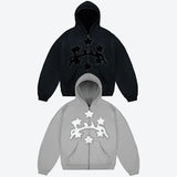 Advbridge Y2K hoodie vintage high quality Embroidered Patchwork Harajuku Oversized Hoodie Hip Hop streetwear Men women Fashion Sweatshirt