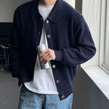 Advbridge Autumn Men's Luxury Knit Slim Cardigan Sweater Long Sleeve Casual Streetwear Button-down Korean Leisure Popular Knitwear M-3XL