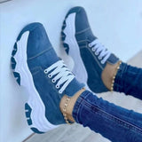 ADVBRIDGE  -  Sneakers Women Shoes 2025 New Pattern Canvas Shoe Casual Women Sport Shoes Flat Lace-Up Adult Zapatillas Mujer