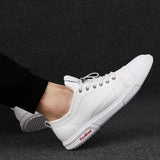 ADVBRIDGE  -  Genuine Leather Mens Casual Shoes Luxury Brand Black Outdoor Formal Shoes Men Man Fashion Simple Male Footwear Men Sneakers