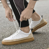ADVBRIDGE  -  Luxury Brand Men's Shoes Italian High Quality Leather Casual Shoes New Business All-match Men Sneakers Non-slip Skateboard shoes