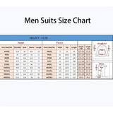 Advbridge Navy Blue Men's Suits Single Breasted Stand Lapel Blazer African Style Formal Occasion Party 2 Piece Jacket Pants Costume Homme