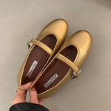 ADVBRIDGE  -  Spring Brand Women Flats Soft Leather Eelgant Dress Shoes Round Toe Shallow Slip On Ladies Casual Ballet Shoes New Woman