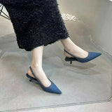 Advbridge Women Sandals 2024 Summer Bow Heels Luxury Pumps Female Comfortable Sandals Fashion Slingbacks Shoes for Women Zapatos De Mujer