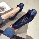 Advbridge 2024 Spring Summer Ballet flats Women Single Shoes Elegant Flat Ladies Brand Black Blue Plus Size 41 D061