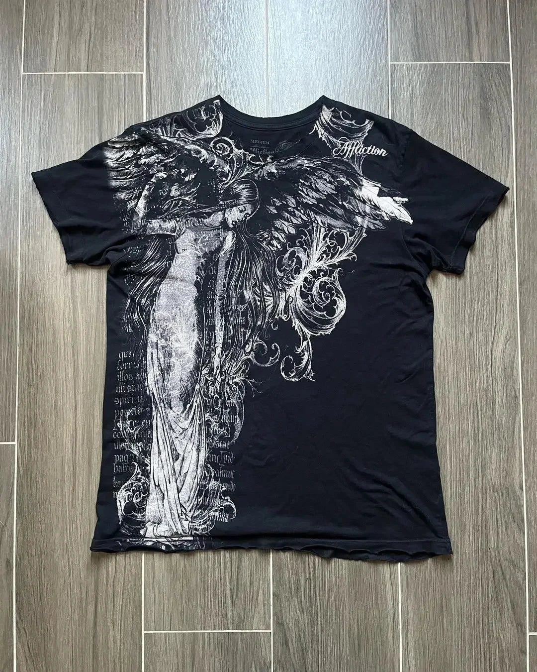 Advbridge Y2K Fashion New Street Round Neck Long Sleeve T-shirt Harajuku Goth Super Graphic Printing Vintage Joker Couple Short Sleeve Top