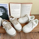 ADVBRIDGE  -  Little White Shoes for Womens New Small and Popular Japanese Student Cricket Shoes Autumn Leisure Trend Leather Sneakers Women