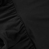 ADVBRIDGE  -  Personalized Fashion Irregular Hem U Collar Sleeveless High Waist Slim Fit Mini Tank Dress Summer Women Sexy New Streetwear