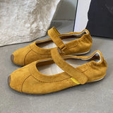 ADVBRIDGE  -  Women Flat Shoes Fashion Round Toe Ladies Casual Dress Mary Jane Shoes Soft Flat Heel Outdoor Single Shoes New Woman Shoes