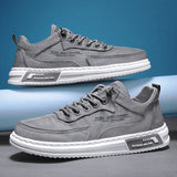Advbridge Flat Non-slip Wear-resistant Breathable Men's Sneakers Classic Fashion Canvas Casual Shoes Brand Shoes for Men  Vulcanized Shoes