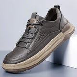 Advbridge High quality men 2024 New breathable outdoor sports shoes thick sole fashion casual leather shoes fashion antiskid running shoes
