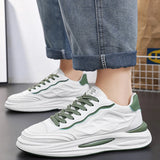 ADVBRIDGE  -  Designer Fashion White Men Casual Sneakers Lightweight Breathable Running Shoes Platform Outdoor Comfortable Tennis Shoes