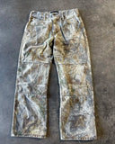 Advbridge Y2k Jeans New Harajuku Hip Hop Camouflage Retro Oversize Denim Pants Fashion Men Clothing Straight Leg Wide Leg Jeans Streetwear