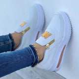 ADVBRIDGE  -  Women Platform Shoes Casual Slip on Shoes Fashion Loafers Ladies Sneakers Tennis Chaussure Femme Sneaker Woman