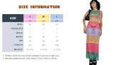 ADVBRIDGE  -  Sexy See Through Knitted Dress Fashion Women Sleeveless Tank Mix Dresses Female Patchwork Elegant Beach Holiday Long Robes
