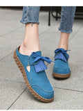 ADVBRIDGE  -  Pink Suede Woman Mules Shoes Big Size 43 Tassel Fashion Women's Shoes Quality Handmade Ladies Flats Summer Half Shoes For Women
