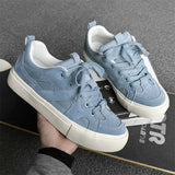 ADVBRIDGE  -  Men's Trendy Shoes–2025 Spring New Arrivals, Versatile Low-Top Canvas Sneakers for Students. Ideal for Teenagers As Casual Shoes