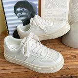 ADVBRIDGE  -  Little White Shoes for Womens New Small and Popular Japanese Student Cricket Shoes Autumn Leisure Trend Leather Sneakers Women