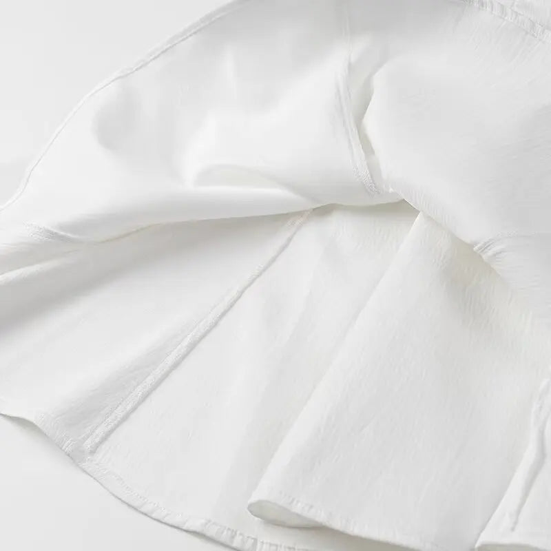 ADVBRIDGE  -  Women’s White Waist Dress Womens Dresses Sexy Shop Products Women's Summer Fashion Party Woman Short Sundress