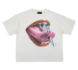 Advbridge 2025 New Retro Loose T-shirts Men and Women Y2K American High Street Washed Round Neck Short Sleeve Hip-hop Street Style Tops