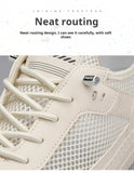 ADVBRIDGE  -  Leather Casual Shoes Autumn New Breathable Men Shoes Male Flat Shoe High Quality Men's Sneakers