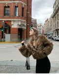 Advbridge  Autumn Winter Chic Luxury Short Soft Thick Warm Hairy Shaggy Faux Fur Coat Women with Hood Zipper Fluffy Jacket 2024