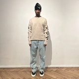 Advbridge Y2k Punk Goth street Men sweater Retro Hip Hop Winter warm knitwear Couple Harajuku trend Fashion casual oversized pullover