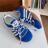 ADVBRIDGE  -  Retro Fashion Trend Casual Flat Ballet Style Single Shoes for Women New Spring Comfortable Versatile Shallow Mouth Sneakers