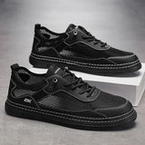 ADVBRIDGE  -  High Quality Men's Sneakers Leather Casual Shoes Autumn 2024 New Breathable Men Shoes Male Flat Shoe