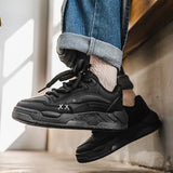 ADVBRIDGE  -  Men's Trendy Skate Shoes Spring Comfy Anti Slip Casual Lace Up Sneakers For Men's Retro Outdoor Activities Board Shoes Sports