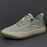 Advbridge New Men's Casual Shoes Outdoor Non-slip Breathable Sports Shoes Low Top Flat Canvas Shoes High-end Fashion Men's Shoes