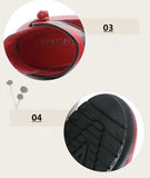 ADVBRIDGE  -  High quality Pumps Shoes Women's Red Leather Woman Comfortable Small Pressure Pumps Ladies Low Heels Crossdresser Shoes Mom