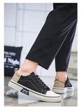 ADVBRIDGE  -  spring men's canvas shoes slip on flat outdoor men sneakers lightweight driving loafers breathable male casual canvas shoes