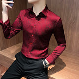 ADVBRIDGE  -  Spring and summer new stylish personality casual printed men's shirt